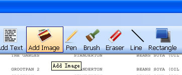 Click Add Image Tool to Select Your Signature Image
